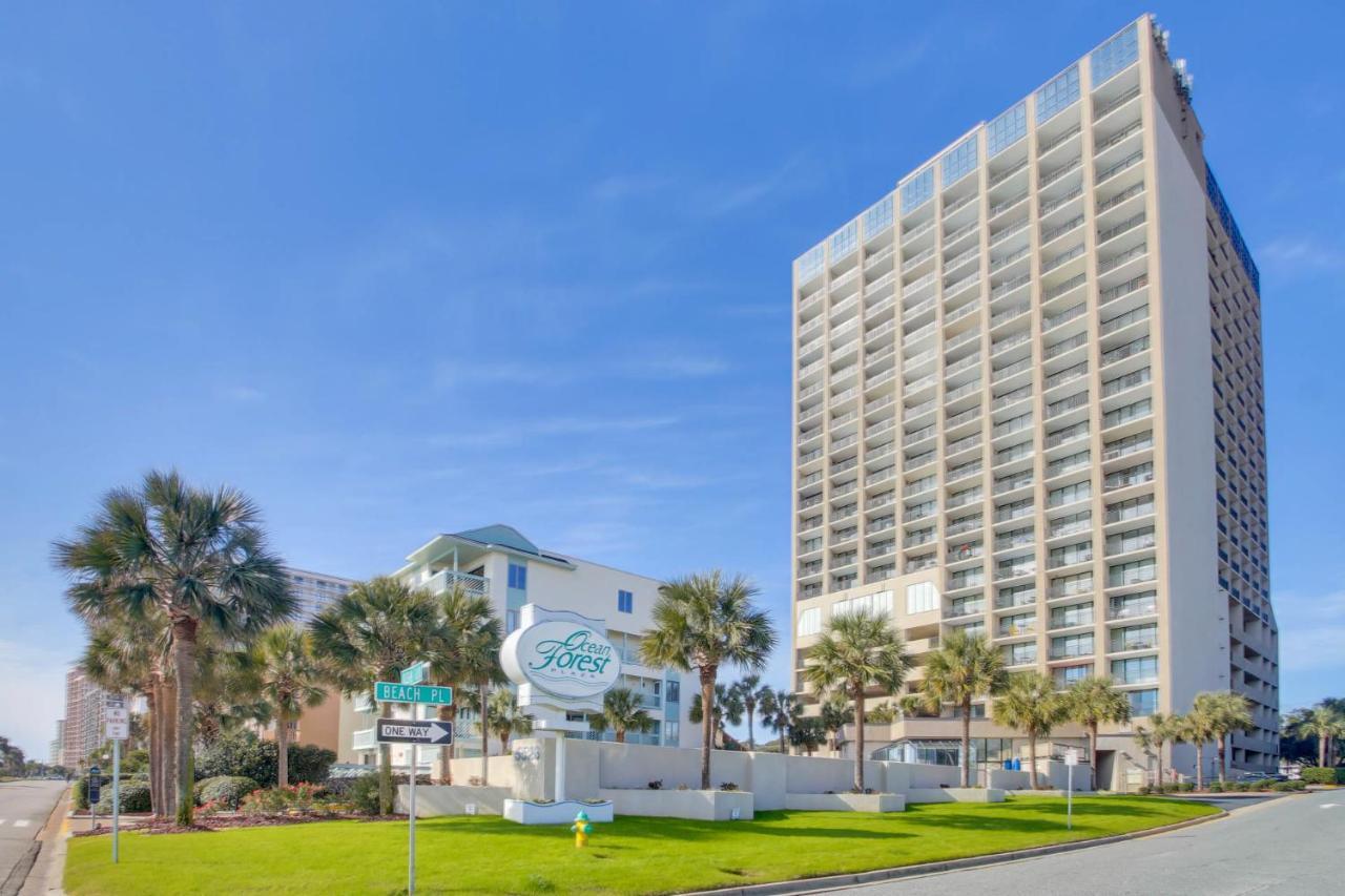 Hosteeva Beach Front 1BR Ocean Forest Plaza Condo w Views Myrtle Beach Exterior foto